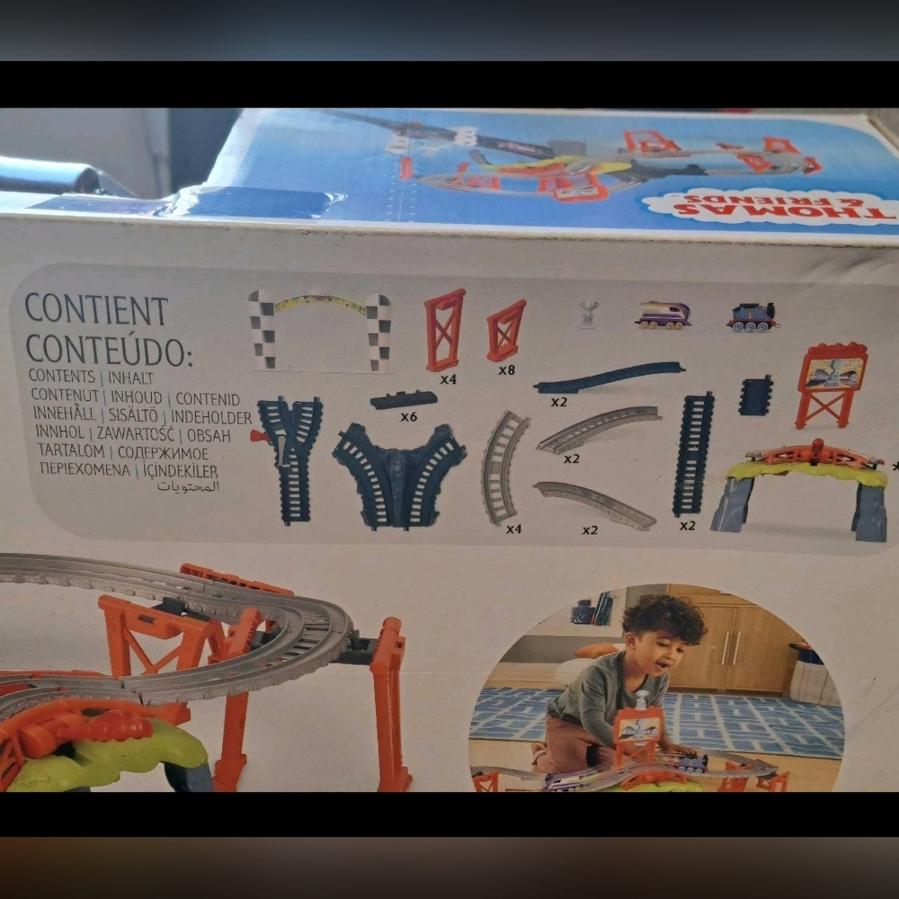 Thomas & Friends Push Along Train Set - RACE FOR SODOR CUP - Picture 5 of 5